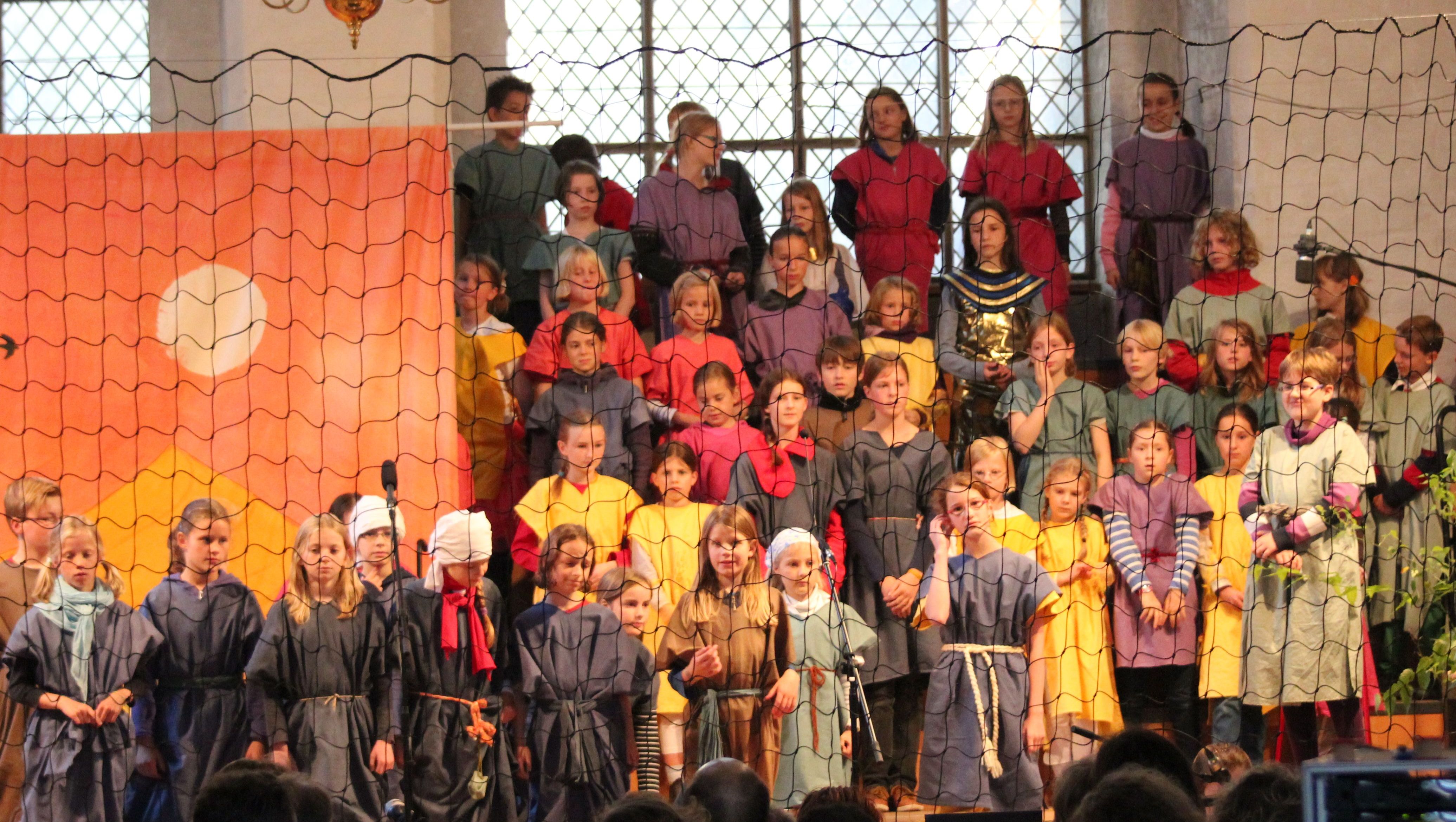 Eine Szene aus dem Kindermusical, aufgeführt von unseren Kinderchören
